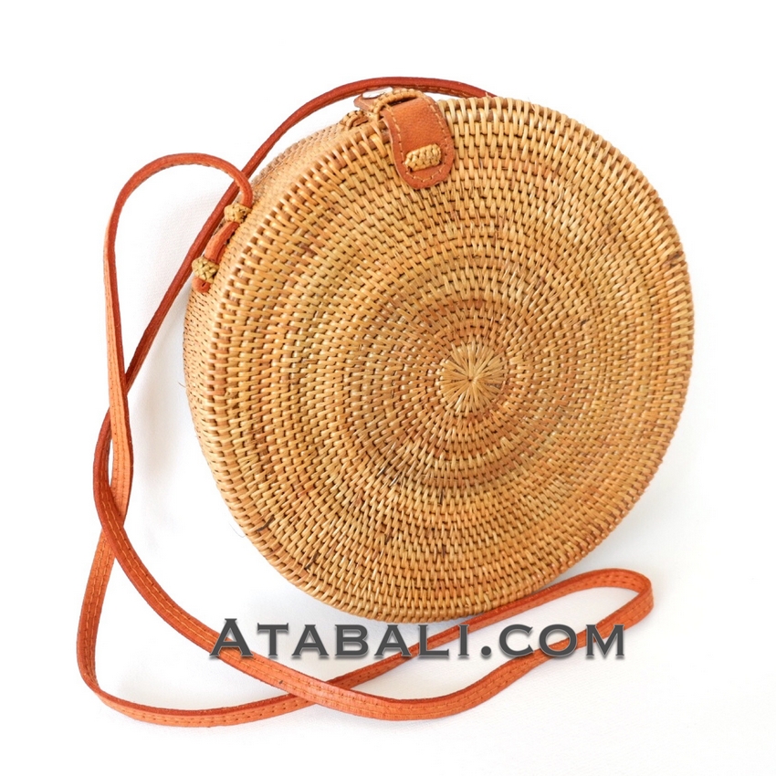 jute sling bags round