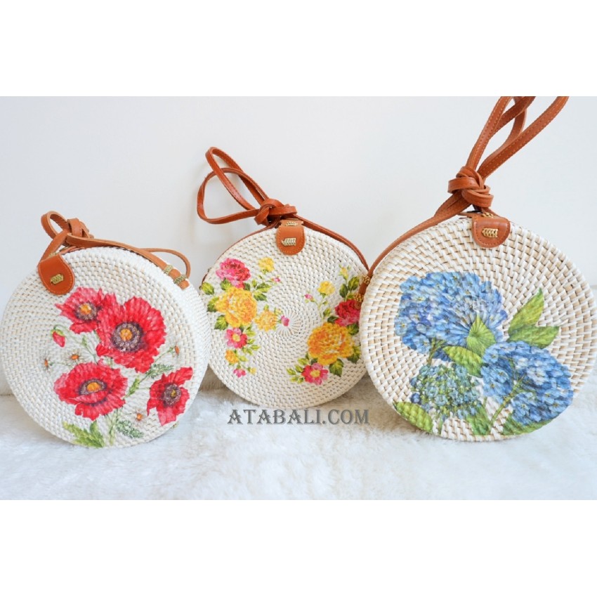 rattan bag circle