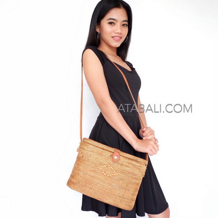 mickey classic leather handbag